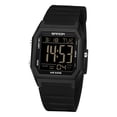 thumbnail image 2 of Digital Watches for Men Women Waterproof Unisex Digital Sports Watch Square Stopwatch Countdown Alarm Analog Silicone Strap Transparent Case Wristwatch, 2 of 6