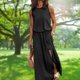 thumbnail image 1 of Vestido Sin Mangas Vestidos de playa de verano elegante vestido largo Maxi moda transpirable ropa femenina Cgtredaw Para estrenar, 1 of 1