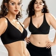 thumbnail image 4 of Bar Vertvie Wireless Seamless Deep V Push Up Cobertura total, 4 of 6