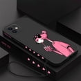thumbnail image 1 of Cartoon Phone Case For iPhone 16 15 14 13 12 11 Pro Max Mini X XR XSMAX 8 7 6S Plus Soft Silicone With Hand Strap Pinks Panthers tzw, 1 of 7