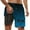 a-Blue, variant on Mens Swim Trunks Drawstring Mens Bathing Suits Comfy Mens Bathing Suit 9 Inch Inseam Swim Trunks Men Summer Beach Comfy Bathing Suit Beach Board Shorts