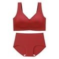 thumbnail image 1 of Karight Seamless Bras for Women, Sleep Leisure Sports Yoga Bra, Thin Soft Comfy Plus Size, 1 of 3