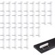 thumbnail image 1 of 60 pasadores de fijación para faldones de cama, con cabezales transparentes, prácticos y giratorios, para muebles, fundas, tapicería, acolchado y sillas., 1 of 5