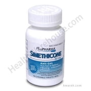 PlusPharma Simethicone Anti Gas Chewable Tablets, 80 mg, 100 Count