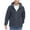 Dark Gray, variant on Abomasnow Mens Fuzzy Sherpa Jacket Cardigan Fleece Long Sleeve Full Zip Open Front Thermal Coat Fall Winter Outwear S-2XL