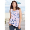 thumbnail image 5 of Woman Within Plus Size Perfect Printed Scoopneck Tank, 5 of 5
