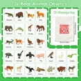 Alphabet Learning Toys for Toddlers, 104 Flash Cards and 26 Animal