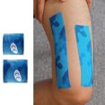 thumbnail image 4 of Naiovety Cinta muscular elástica de algodón, vendaje deportivo, vendaje portátil, cinta de autosoporte portátil Gimnasios en casa camuflaje azul 10cm Naiovety OD001037-06, 4 of 6