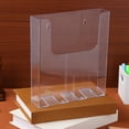 thumbnail image 4 of Shisuyan Acrylic File Holder Wall Mount Brochure Holder Clear Flyer Holder Multi-Functional Organizer For Documents Magazines Books, 4 of 8