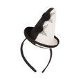 thumbnail image 1 of Bristol Novelty - Sombrero de Payaso en Diadema (Negro/Blanco), 1 of 1