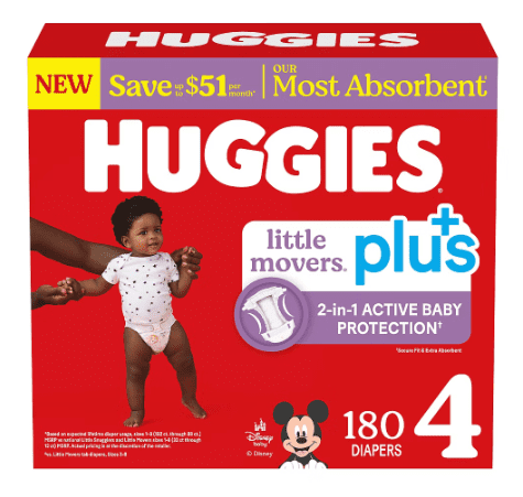 Huggies Little Movers Diapers Jumbo Pack Size 6 (Pack of 36