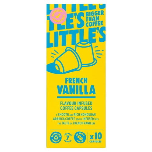 Little's French Vanilla Nespresso Compatible Capsules, 10 pods per pack, British Import (Pack of 3)