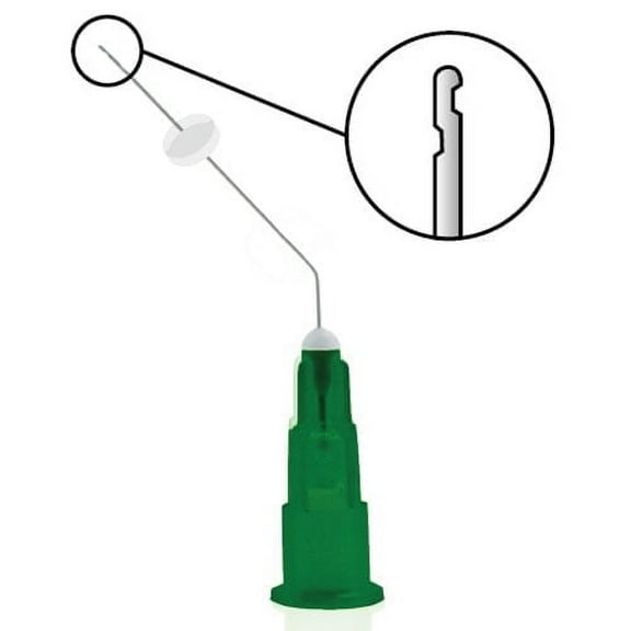 Pac-Dent 222-50 OptiProbe Double Sideport Irrigator Needle Tips 31 Gauge 27mm Teal 50/Pk