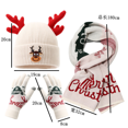 thumbnail image 3 of Christmas Scarf for Women Fall Fashion Must Have Face Mask Warm Winter Beanies Soft Knitted Womens Scarves White, 3 of 9