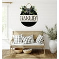 thumbnail image 5 of Bakery Sign for Front Door Hanging Seasons Sign Outdoor Rustic Round Wood Wreaths Wall Decor Farmhouse Porch Wreaths Decorations Housewarming Gift, 5 of 6