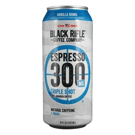 (BB: MAR 16//24)Black Rifle Coffee RTD Vanilla Bomb  15 Fl Oz Pack of 12