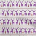 thumbnail image 1 of oneOone Polyester Spandex Purple Fabric Christmas Lumberjeck Fabric For Sewing Printed Craft Fabric By The Yard 56 Inch Wide, 1 of 4