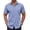 Stripe White& Blue, variant on COOFANDY Mens Casual Button Down Shirts Short Sleeve Wrinkle Free Dress Shirts Summer Shirts