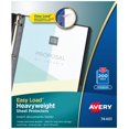 thumbnail image 1 of Protectores de sábanas Avery Clear Heavyweight 200 antideslumbrantes, 1 of 8