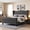 Gray01, variant on BSHTI Upholstered Full Size Bed Frame – Diamond Tufted Wingback Headboard, Platform Bed with Wooden Slats, No Box Spring Needed(Grey)