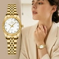 thumbnail image 2 of Watches for Woman Classic Quartz Wrist Watch Stainless Steel Watchband Waterproof Wristwatch Gifts for Woman, 2 of 8