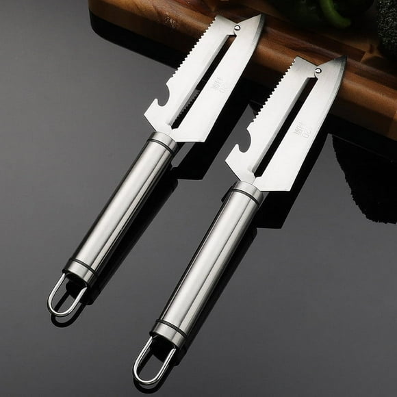 Taotanxi Stainless Steel Paring Knife Multi-purpose Kitchen Tool Scale Planer Bottle Opener Fruit Knife Potato Chipper