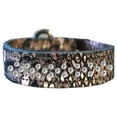 thumbnail image 3 of Sprinkle Clear Crystal Jeweled Dragon Skin Genuine Leather Dog Collar, 3 of 3