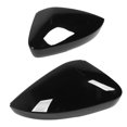 thumbnail image 1 of Side Mirror Cover, Left Right Rearview Mirror Cover Easy Install 1 Pair Aerodynamic Gloss Black  for Superb 3V 2015 To 2020, 1 of 8