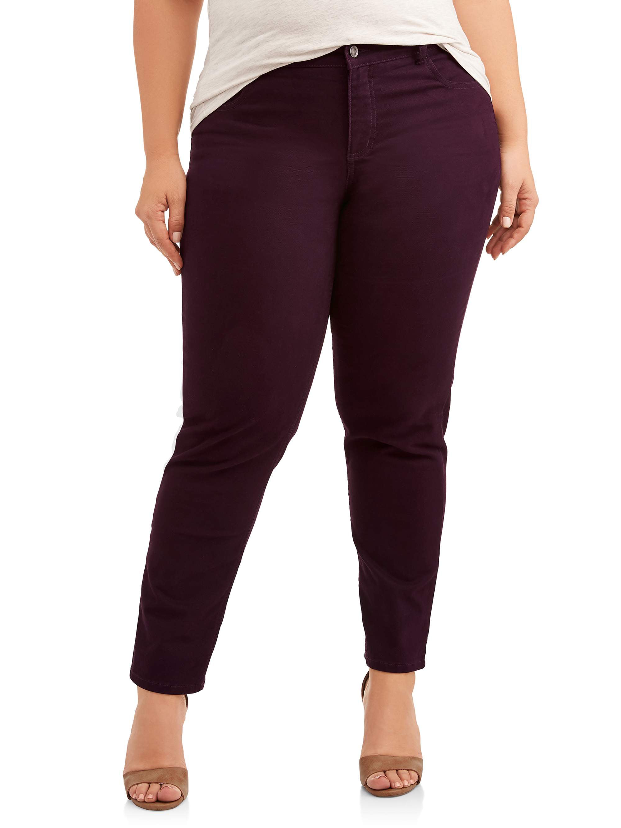 Just My Size Women's Plus Size 5 Pocket Stretch Jean, Also in Petite ...