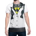 thumbnail image 1 of Batman I'M Batman Chemise de Sublimation pour Hommes 100% Polyester Blanc Petit, 1 of 8