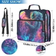 thumbnail image 2 of FORMRS Zipper Binder with Shoulder Strap 2-inch Ring 500 Sheet Capacity File Bag, Space Astronaut, 2 of 5