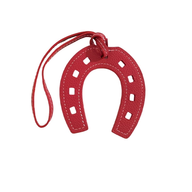 Minnieouse LLavero de cuero PU, colgante para bolso, accesorios, adorno para bolso, llaveros, llavero portátil con cordón, regalos para mujer Ropa, zapatos y accesorios Miscelánea Rojo Minnieouse AP014015-04