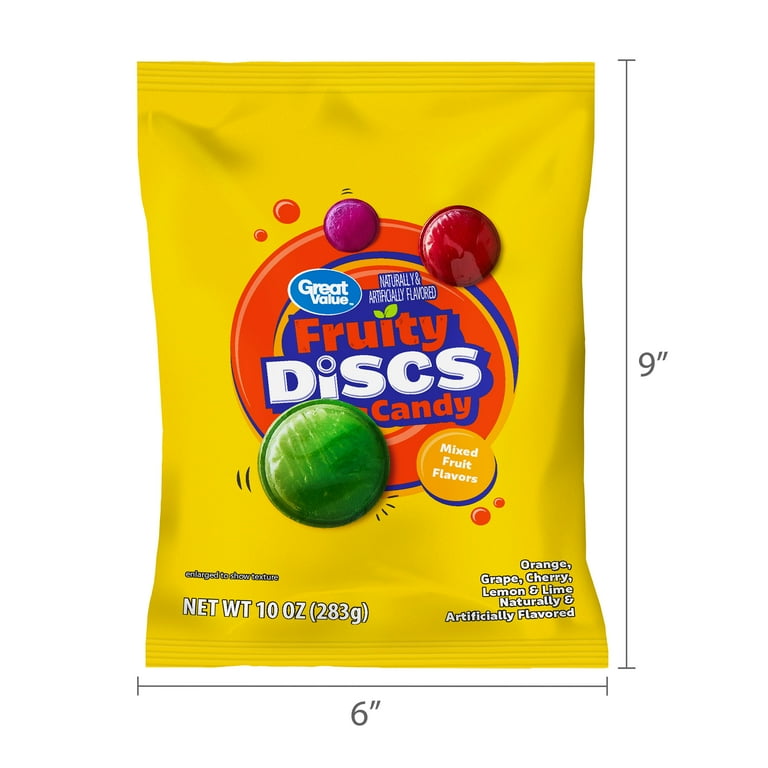 Great Value Assorted Fruit Hard Candy 10 oz with Orange Grape