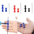 thumbnail image 2 of 1set Silicone Bow String Finger Protector Saver Bowstring Finger Guard Saver Hunting-Archery Target Recurve Protective Gear Tool, 2 of 11