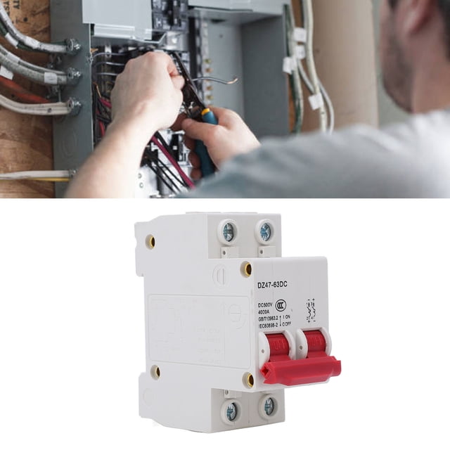 DC 500V Photovoltaic Circuit Breaker 2P Air Switch For Overload Short Circuit For A Wide Range Of Applications.