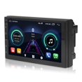 thumbnail image 2 of Navegador GPS para coche DVD CD reproductor Multimedia BT5.0 llamada de voz imagen inversa controles del volante para Android 10,1, 2 of 14