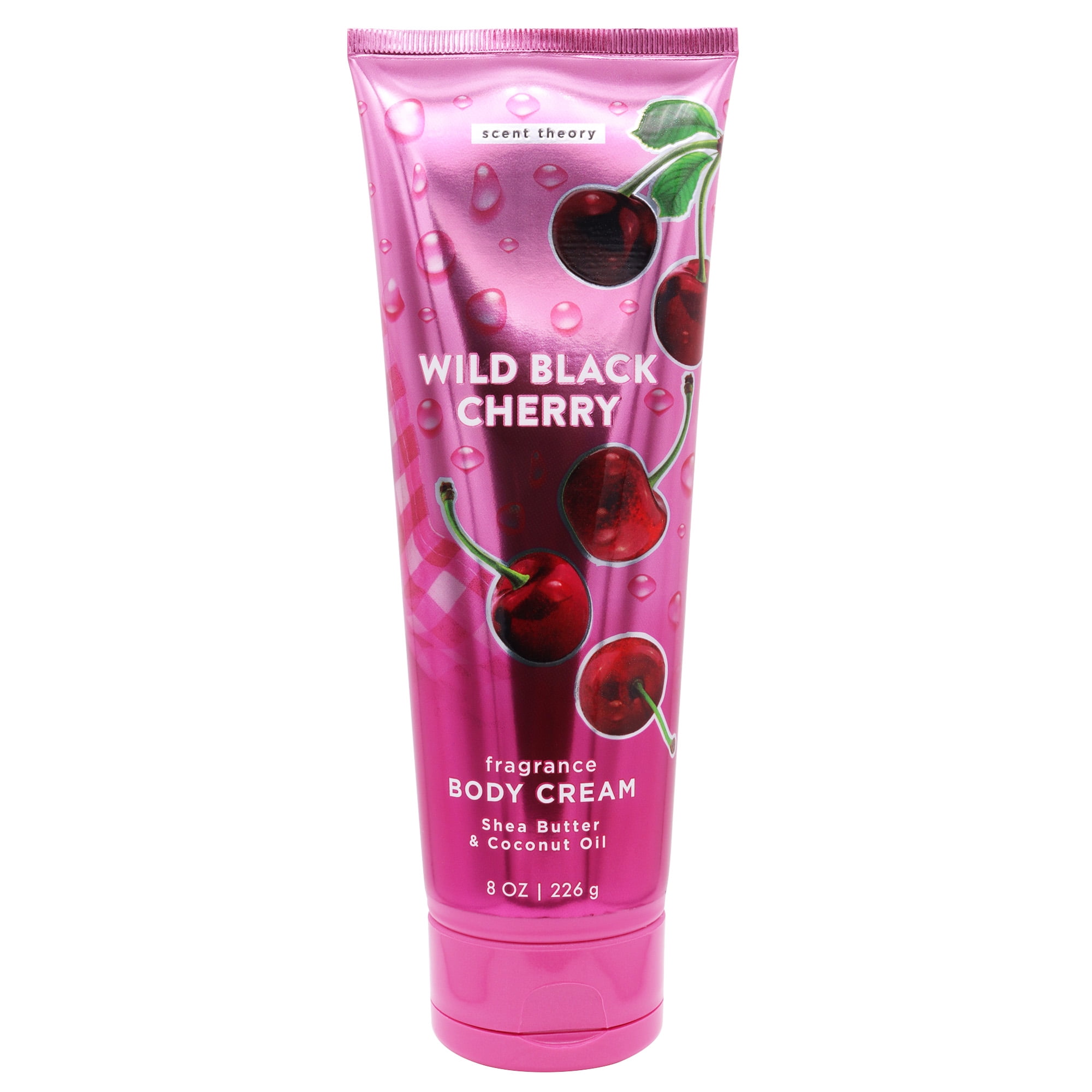 Scent Theory Lotion, Wild Black Cherry Hand and Body Cream with Shea Butter, 8 oz