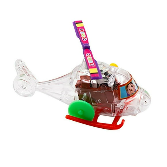 CHOK Powe 20 Clockwork Wind Up Toy Transparent Mini Plane Children‘s Educational Toy Airplane Model*1pcs
