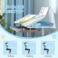 thumbnail image 3 of Qaba Ensemble Bureau et Chaise à Hauteur Réglable avec Plateau Inclinable à 45°, MDF et Acier, Tiroir de Rangement, Support de Livre, Gris, Station d'Étude Ergonomique pour Bureau à Domicile, Chambre Ou Salle de Jeux, 3 of 7