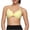 Yellow, variant on Halter Neck Ruched Bra for Women Wireless Comfort Bralette with Adjustable Straps