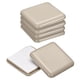 thumbnail image 1 of Deslizadores de muebles Uxcell, 1.97" Almohadillas deslizantes cuadradas autoadhesivas de plástico 12 piezas, 1 of 6