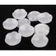 thumbnail image 4 of Platos De Plástico De Flores Blancas 12 Uds. Blanco, 4 of 9