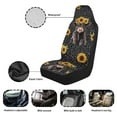 thumbnail image 5 of Uorisanigo Cute Highland Cow Car Seat Covers Universal Front Car Seats Waterproof Anti-Slip Back Fabric Removable Automotive Accessories Suitable for Cars, SUV and Trucks, 5 of 7