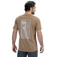 thumbnail image 4 of VORTEX Adult Male Salute Short Sleeve T-Shirt, Color: Coyote Heather, Size: M, 4 of 5