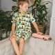 thumbnail image 4 of Balery Train With Animals Conjunto de Pijama Infantil de Manga Corta con Estampado – Ropa de Dormir de Algodón Suave-4X-Large, 4 of 6