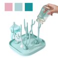 thumbnail image 4 of Estante De secado De biberones para bebé, soporte De limpieza De biberones, escurridor De almacenamiento extraíble, soporte De Séchage, azul y rosa, 4 of 4