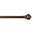 thumbnail image 3 of Exclusive Home Ronaldo 1" Window Curtain Rod and Finial Set, Adjustable 36"-72", Oil Rubbed Bronze, 3 of 8