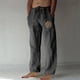 thumbnail image 1 of Pantalones largos para hombre, moda, estampados, casuales, cintura elástica con bolsillo, pantalones deportivos, pantalones de poliéster para hombre., 1 of 4