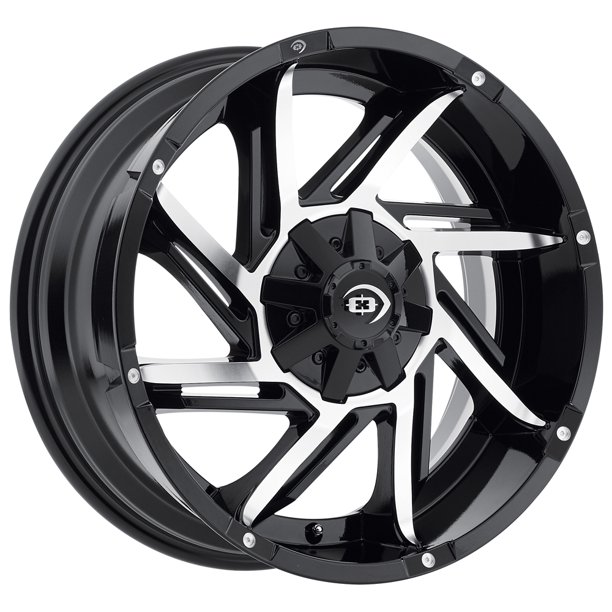 Vision OffRoad Prowler 17x9 5x114.3/5x127 12et Gloss Black Machined