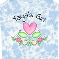 thumbnail image 4 of Inktastic Yaya's Girl Heart Flowers Girls Toddler T-Shirt, 4 of 5